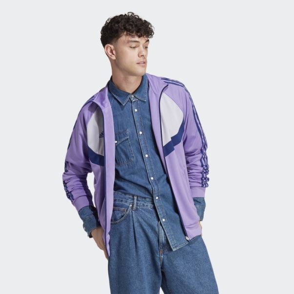 Veste De Survêtement Adidas Tiro Violette