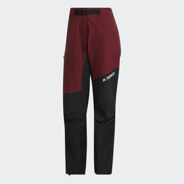 Pantalon De Survêtement Adidas Terrex Techrock Gore-tex Pro Rouge