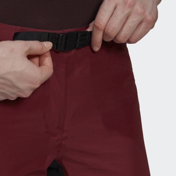 Pantalon De Survêtement Adidas Terrex Techrock Gore-tex Pro Rouge