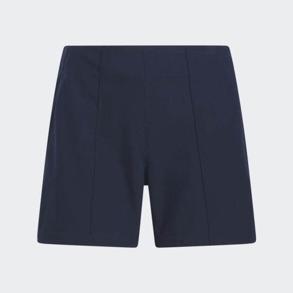 Adidas Bleu Marine Pintuck 5-inch Pull-on Golf Short Mode