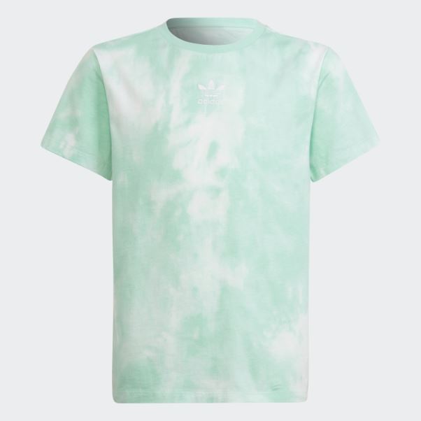 T-shirt Tie-dye Vert Adidas