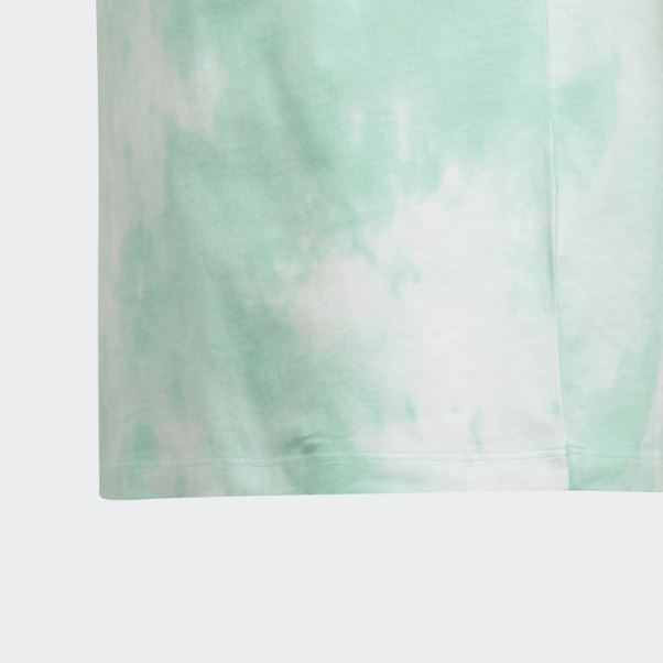 T-shirt Tie-dye Vert Adidas
