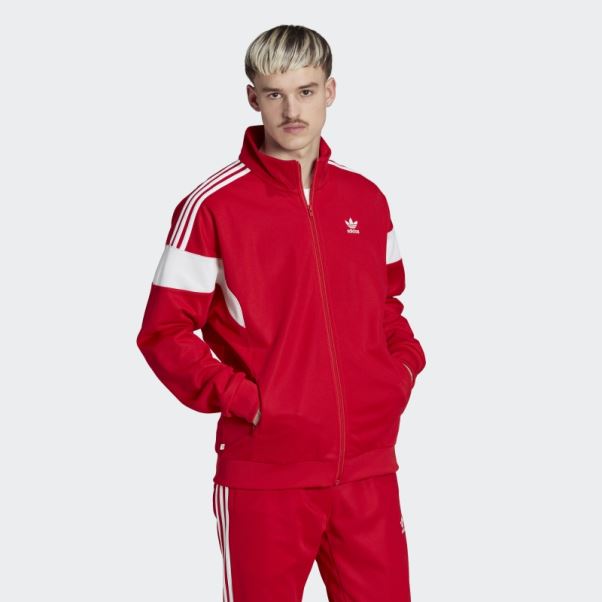 Adidas Scarlet Adicolor Classics Haut De Survêtement Coupe Ligne