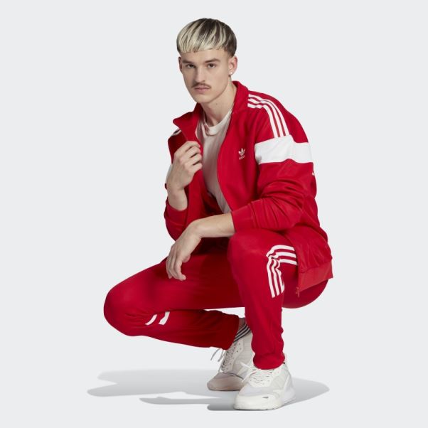 Adidas Scarlet Adicolor Classics Haut De Survêtement Coupe Ligne
