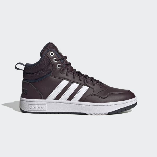 Adidas Hoops 3.0 Mid Lifestyle Basketball Classic Fur Lining Winterized Chaussures