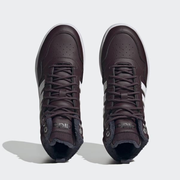 Adidas Hoops 3.0 Mid Lifestyle Basketball Classic Fur Lining Winterized Chaussures