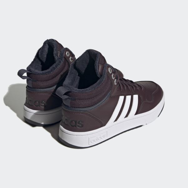 Adidas Hoops 3.0 Mid Lifestyle Basketball Classic Fur Lining Winterized Chaussures