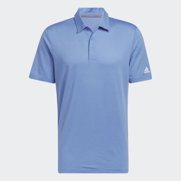 Polo Bleu à Rayures Ottomanes Adidas