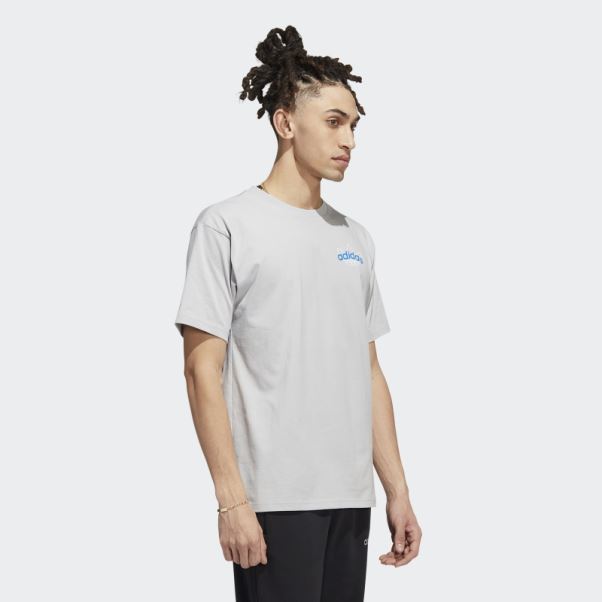 T-shirt Adidas Club Athlétique Gris