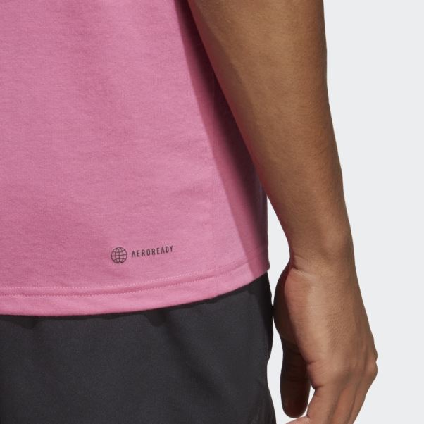 T-shirt D'entraînement à Logo Feelready Train Essentials Adidas Fuchsia