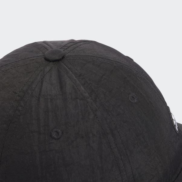 Chapeau De Papa En Nylon Froissé Adidas Noir