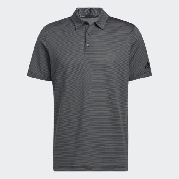 Polo Adidas Noir à Rayures Ottomanes