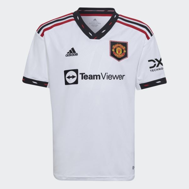 Maillot Extérieur Manchester United 22/23 Adidas Blanc