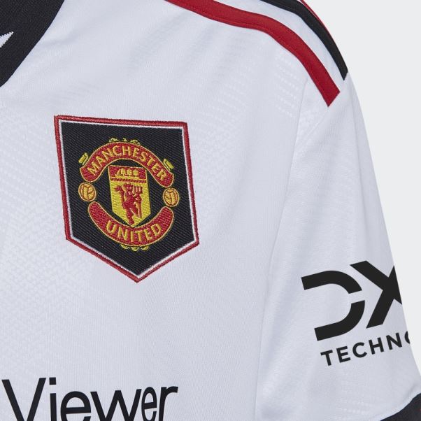 Maillot Extérieur Manchester United 22/23 Adidas Blanc