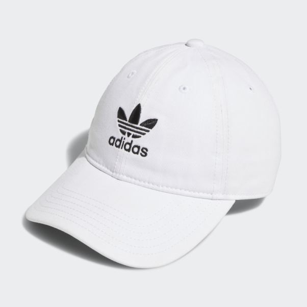 Adidas Blanc Décontracté Strap-back Chapeau Mode