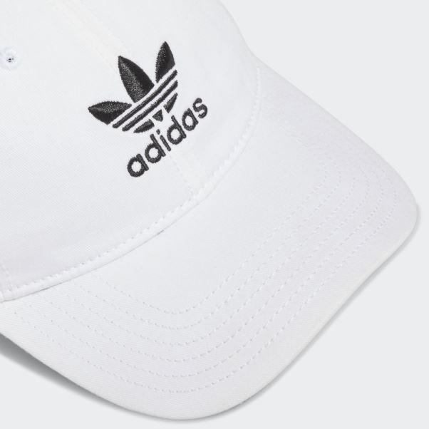 Adidas Blanc Décontracté Strap-back Chapeau Mode