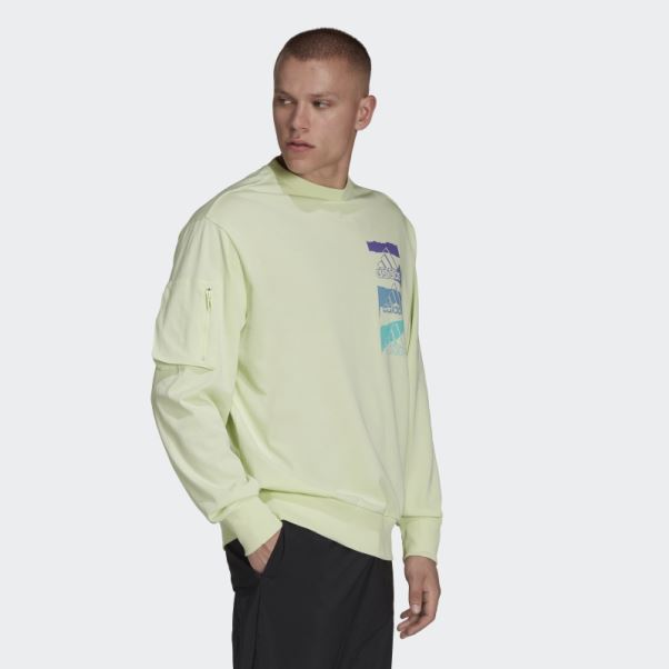 Sweat Adidas Lime Essentials Brandlove (non Genré)
