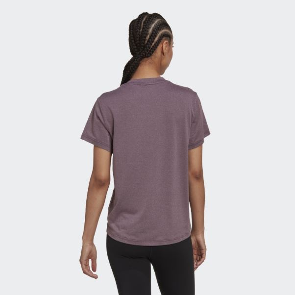 Adidas Aeroready Made For Training T-shirt Minimal Bordeaux