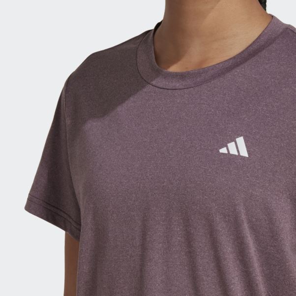 Adidas Aeroready Made For Training T-shirt Minimal Bordeaux