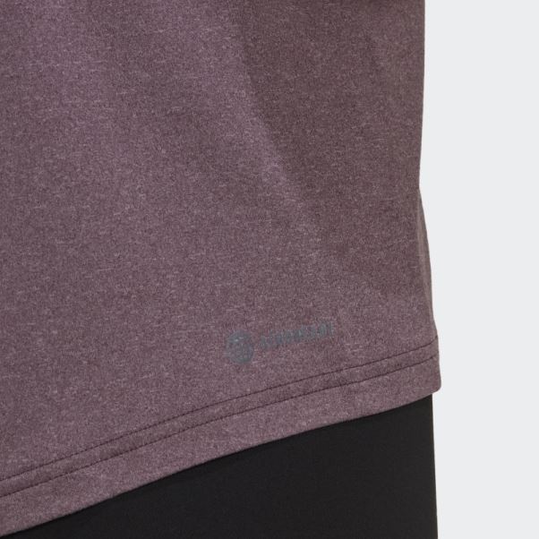 Adidas Aeroready Made For Training T-shirt Minimal Bordeaux