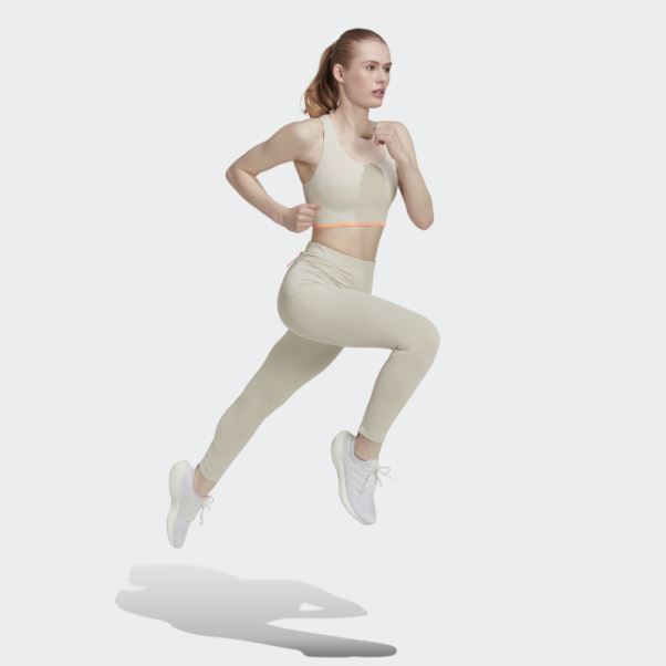 Legging Long De Course D'hiver En Aluminium Fastimpact Cold.rdy Adidas