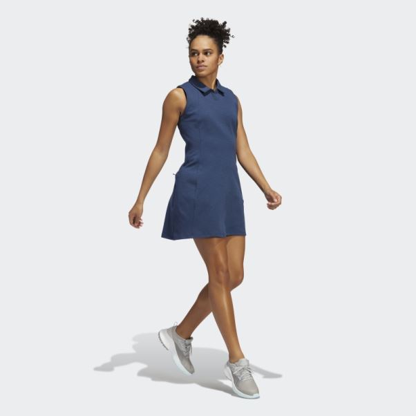 Robe De Golf Bleu Marine Adidas