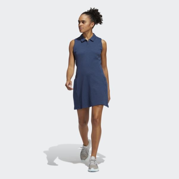 Robe De Golf Bleu Marine Adidas