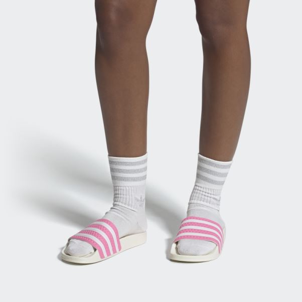 Claquettes Adidas Adilette Blanches