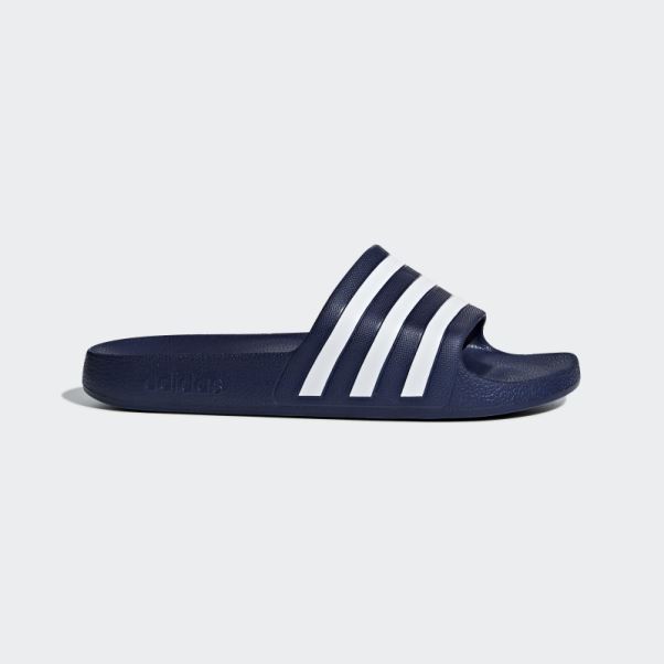 Adidas Adilette Aqua Slides Bleu Foncé
