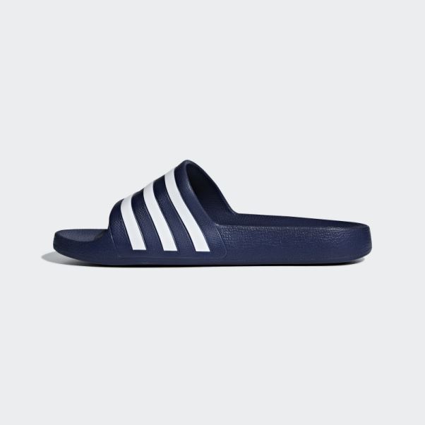 Adidas Adilette Aqua Slides Bleu Foncé