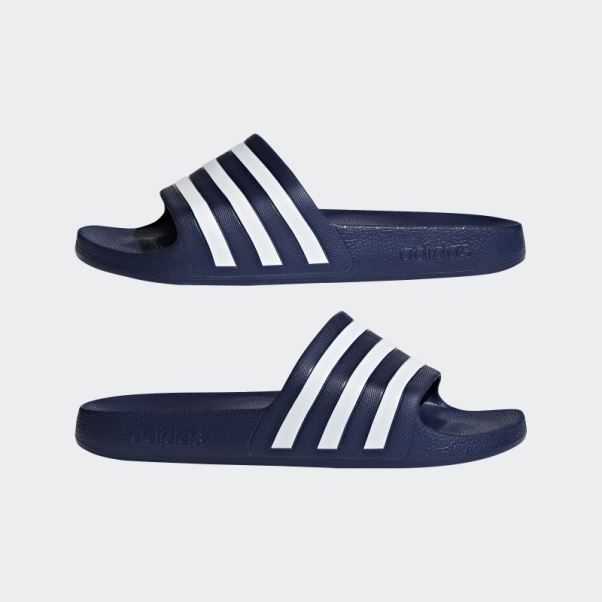 Adidas Adilette Aqua Slides Bleu Foncé