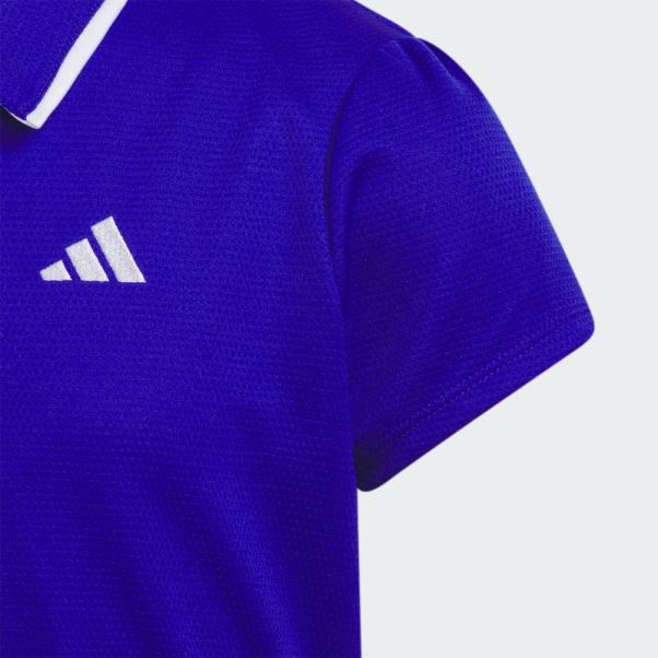 Polo Texturé élégant Bleu Adidas