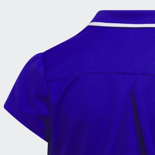 Polo Texturé élégant Bleu Adidas