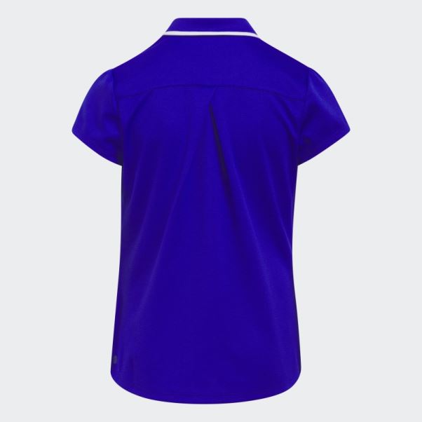 Polo Texturé Bleu Adidas Hot