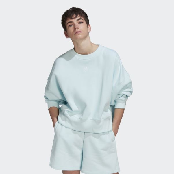 Sweat Polaire Adicolor Essentials Bleu Adidas