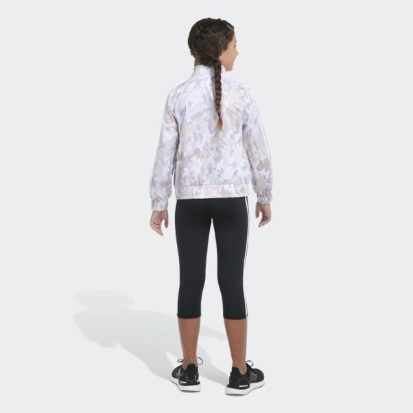 Aop 3s Tricot Jkt Adidas Blanc