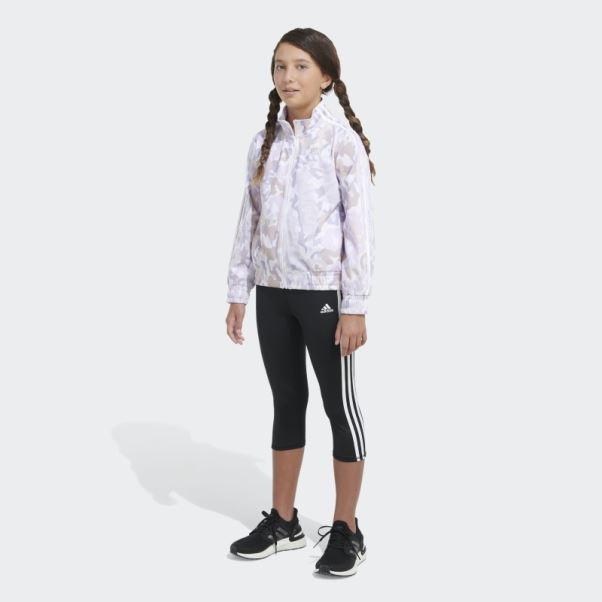 Aop 3s Tricot Jkt Adidas Blanc