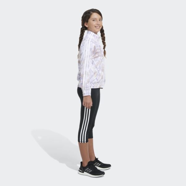 Aop 3s Tricot Jkt Adidas Blanc