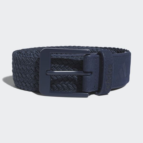 Ceinture Stretch Tressée Adidas Bleu Marine
