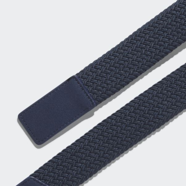 Ceinture Stretch Tressée Adidas Bleu Marine