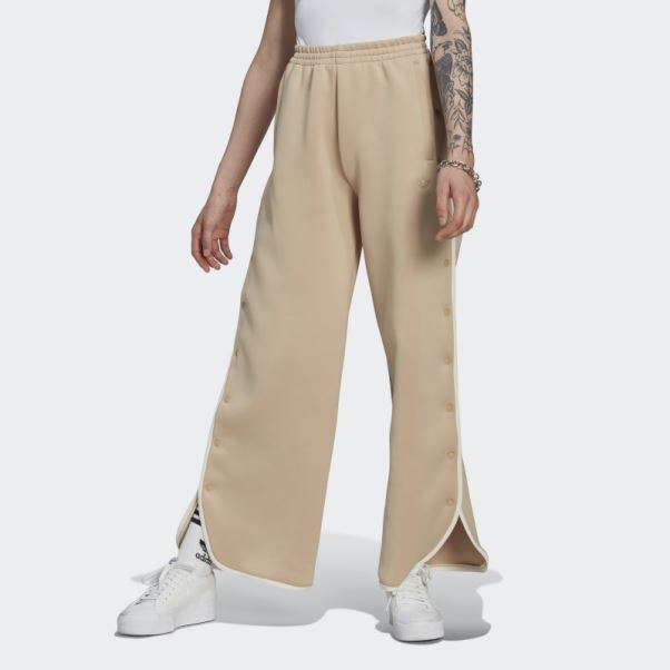 Pantalon Spacer Avec Détails De Reliure Adidas Beige