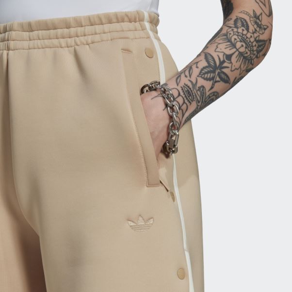 Pantalon Spacer Avec Détails De Reliure Adidas Beige