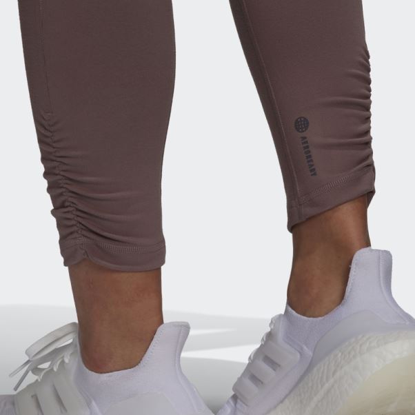 Adidas Yoga Studio Froncé 7/8 Legging Violet