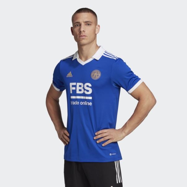 Maillot Domicile Leicester City Fc 22/23 Adidas Bold Bleu