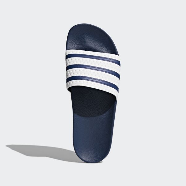 Adi Bleu Adilette Diapositives Adidas