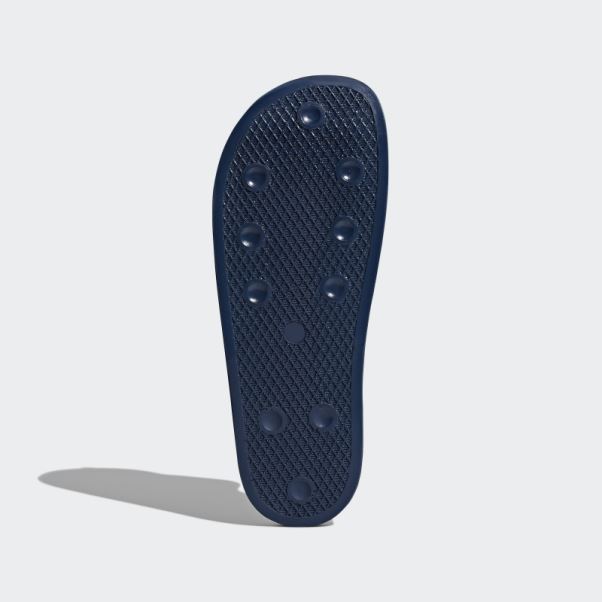 Adi Bleu Adilette Diapositives Adidas