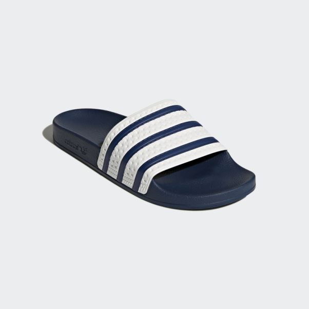 Adi Bleu Adilette Diapositives Adidas