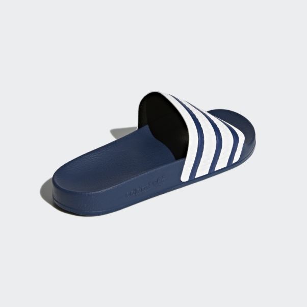 Adi Bleu Adilette Diapositives Adidas