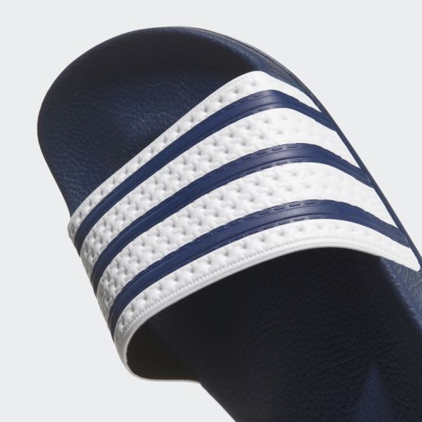 Adi Bleu Adilette Diapositives Adidas