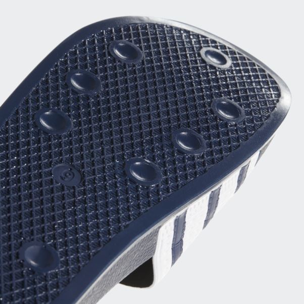 Adi Bleu Adilette Diapositives Adidas